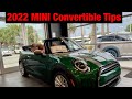 2022 MINI Cooper Convertible Tips