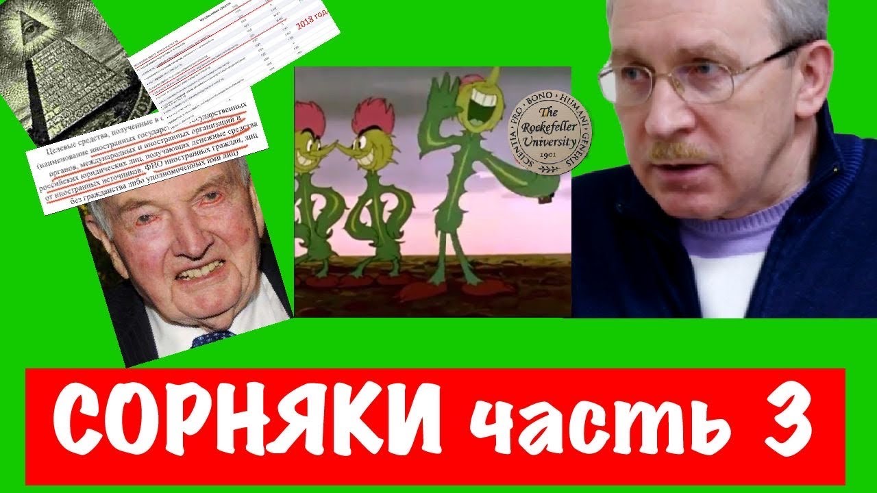 ПОЛИТИЧЕСКИЕ СОРНЯКИ. Часть 3. Иностранные агенты под вывеской ...