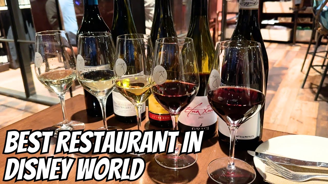 Wine Bar George — лучший ресторан в Диснейленде — новые позиции в меню!