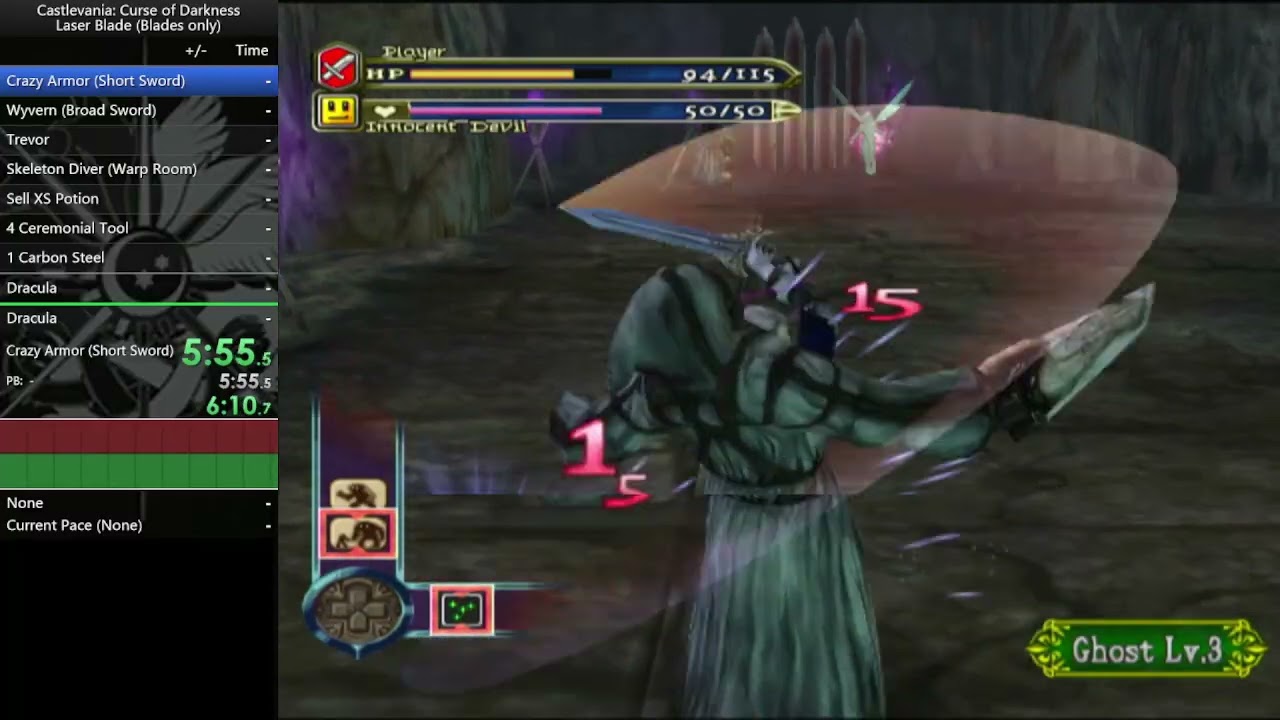 Blades Only run getting Laser Blade