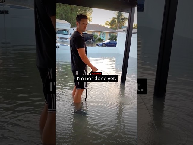 Cheater FLOODS The Backyard! 💀🌊