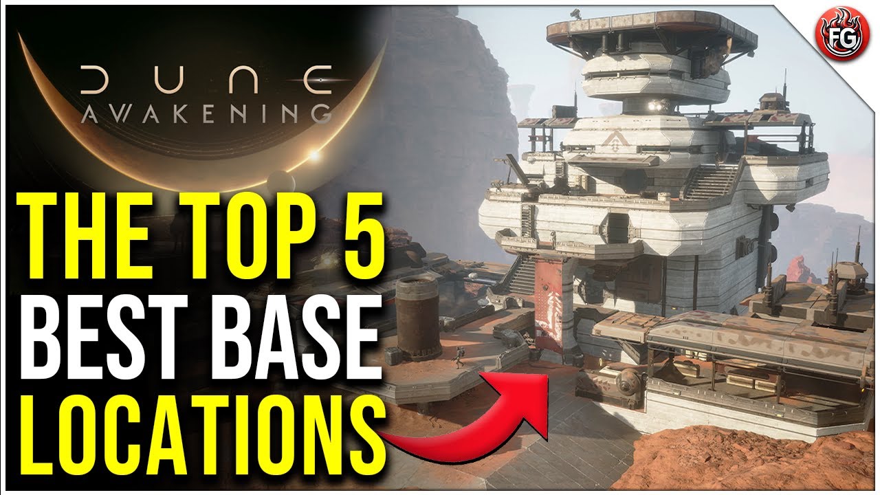 Dune Awakening - Top 5 BEST Base Locations For ALL MATERIALS! - YouTube