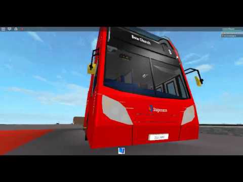 Roblox London Hackney Limehouse Bus Simulator On Enviro 400 - ammanford bus simulator speed run roblox youtube