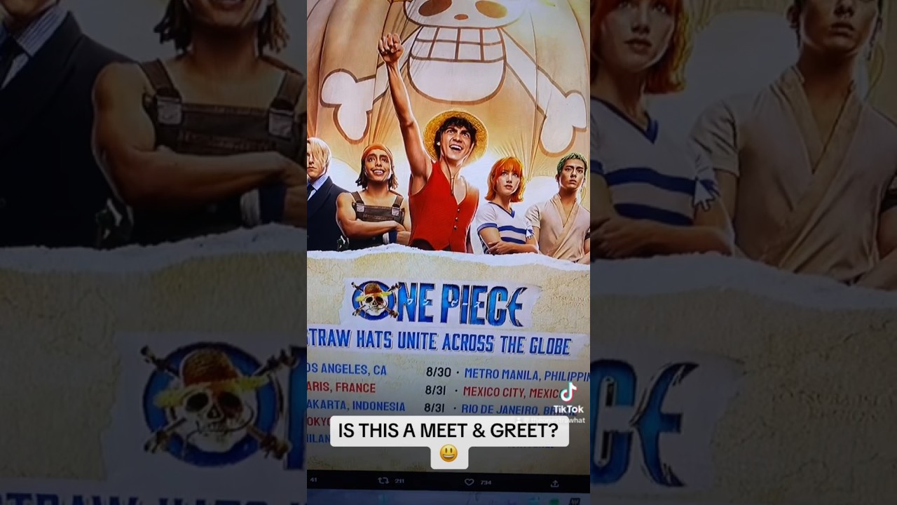 ONE PIECE LIVE ACTION MEET & GREET???!! 