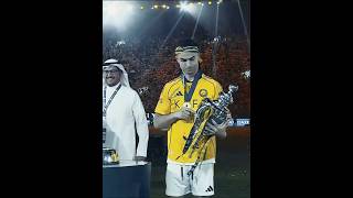 The moment Ronaldo lifted The Saudi Pro League trophy 🏆#ronaldo #saudileague #alnassr #champion