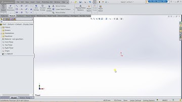 Display or delete relations , Add relations and fully define sketch tutorial in Solid Works (T-33)