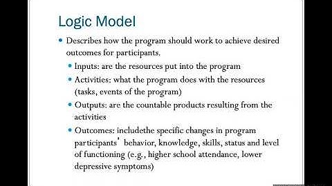 Class 7 Impact Evaluation Logic Model