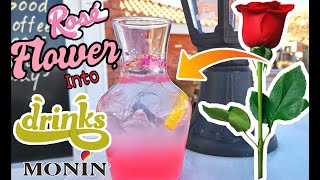 Paano Gumawa ng Rose Cooler Mocktail Drinks using MONIN| WinsVlog