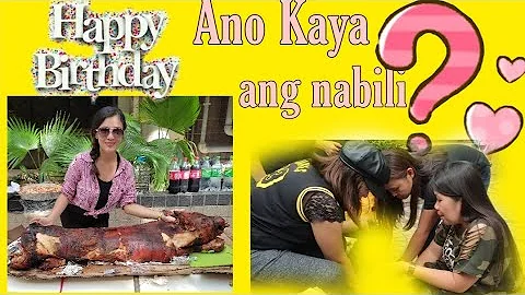 LECHON SA BIRTHDAY || Ano Kaya ang binili ni Paula...