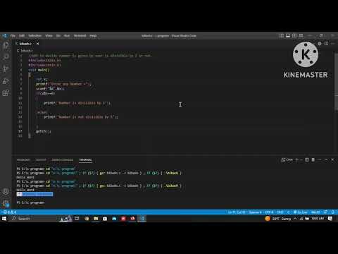 WAP To Decide Number Is Given By User Is Divisible By 5 or Not? Using C Programming Language #code