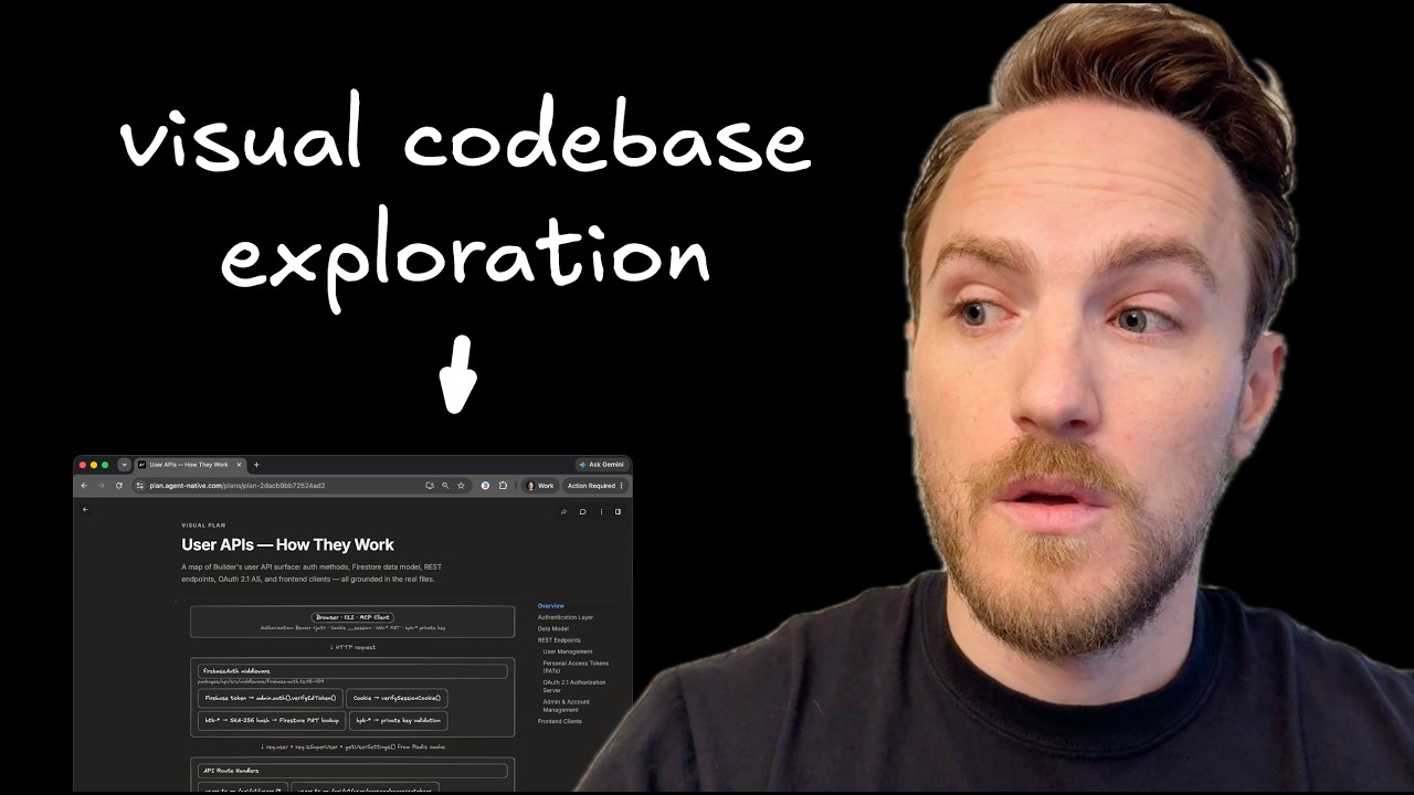 Visual codebase exploration with the /visual-plan skill
