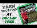 Come Yarn Shopping with me at Dollar Tree...Check out all the Varieties of Yarn I found!