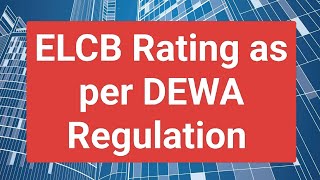 Download Lagu ELCB sensitive rating for different type of load as per DEWA Regulation MP3