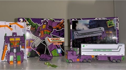 Dr Wu Eva prime commander review. Transformers generation one evangelion Optimus limited edition