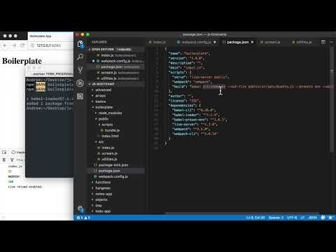 13. (NEW) Cutting-Edge JavaScript with Babel and Webpack | 10  Adding Babel into Webpack