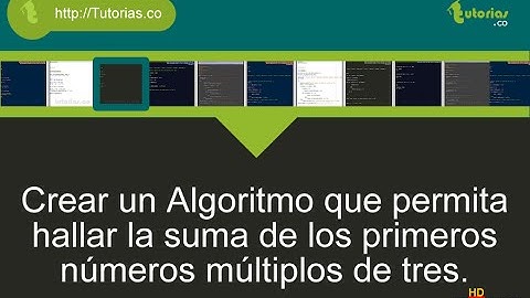 operadores – pseudocodigo (suma de numeros multiplos de tres)