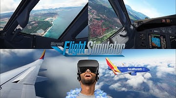 PMDG 737 in VR | Lihue to Honolulu | Microsoft Flight Simulator | RTX 3080 Laptop