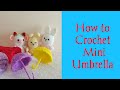 How to Crochet Cute Mini Umbrella step by step tutorial in Tamil