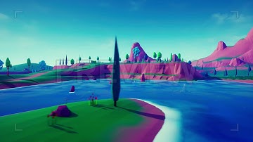 Lowpoly Land Stock Motion Graphics
