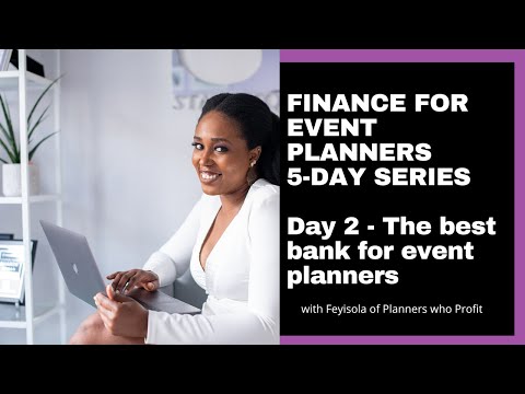 Best Bank Account for Event Planners & Small Business | Finance Series for Event Planners Day 2