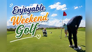 Enjoyable Weekend Golf | 36 Holes in 100°F Heat! ⛳☀️