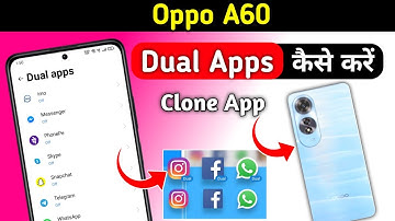 Oppo a60 Dual App Setting/ How to Create Dual Apps in Oppo a60