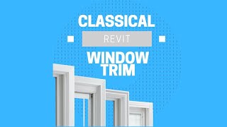 #43 Revit Classical Window Trim Sweep Tutorial 🪟