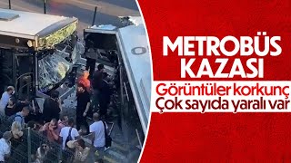 Avcilar Metrobüs Kaza Ani Çok Sayida Yarali Var Son Daki̇ka