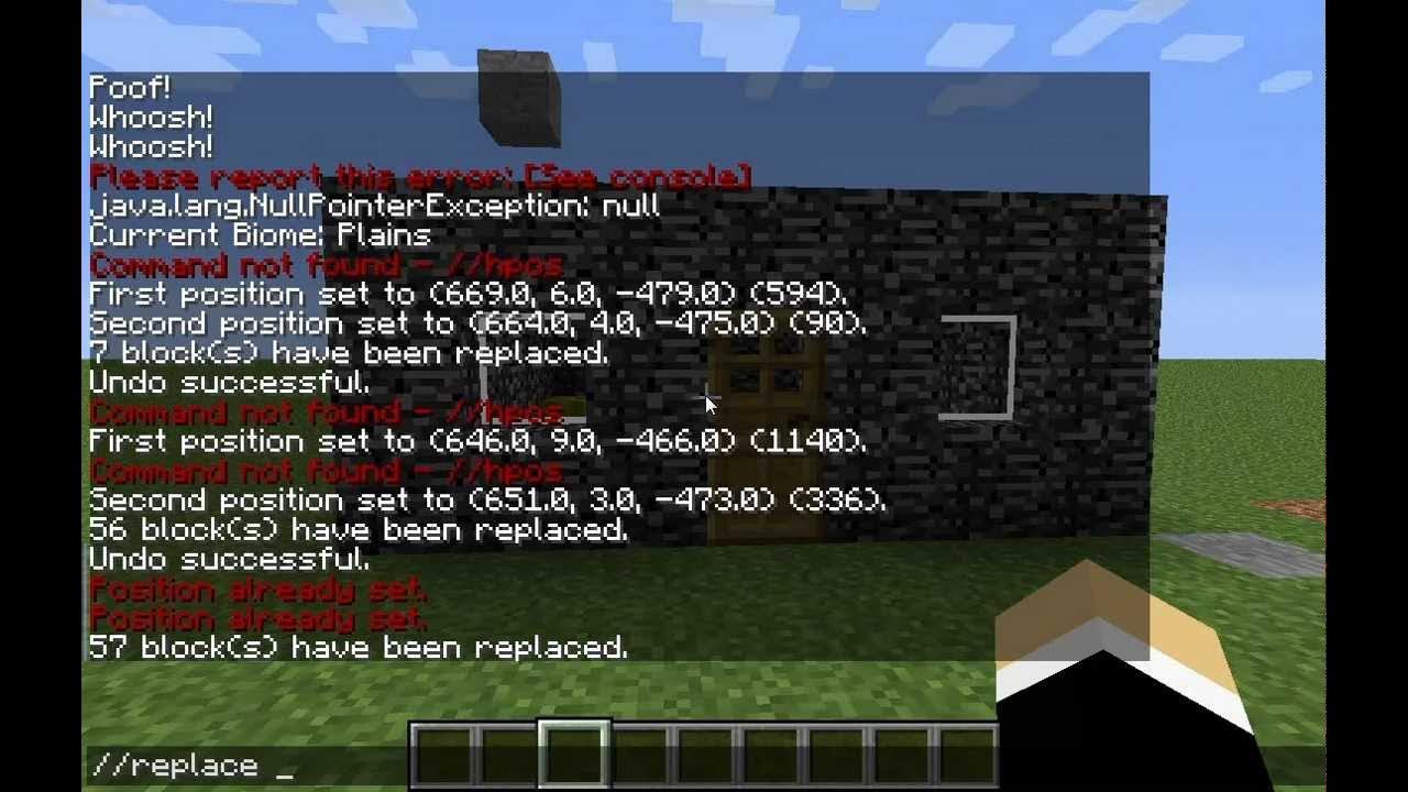 Fill как заменять блоки How to Use the Replace Tool in Minecraft using WorldEdit/SinglePlayerCommands - 