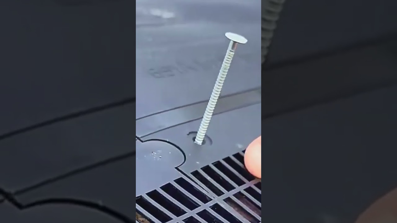 installation of a special material using a hook so that it does not come loose