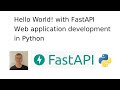 Hello World! with Python FastAPI