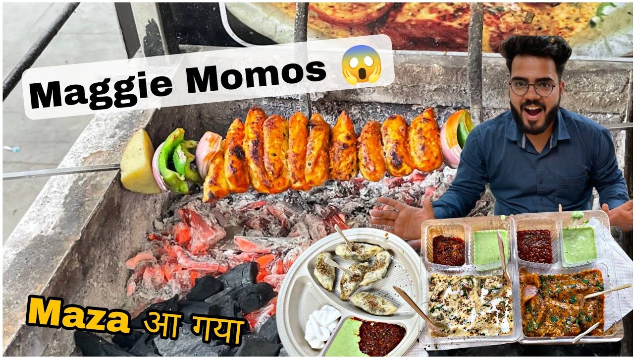 Tried Maggie momos 😱😋 Only on Variation Momos Pitampura BL Vlogzz foodie momos food