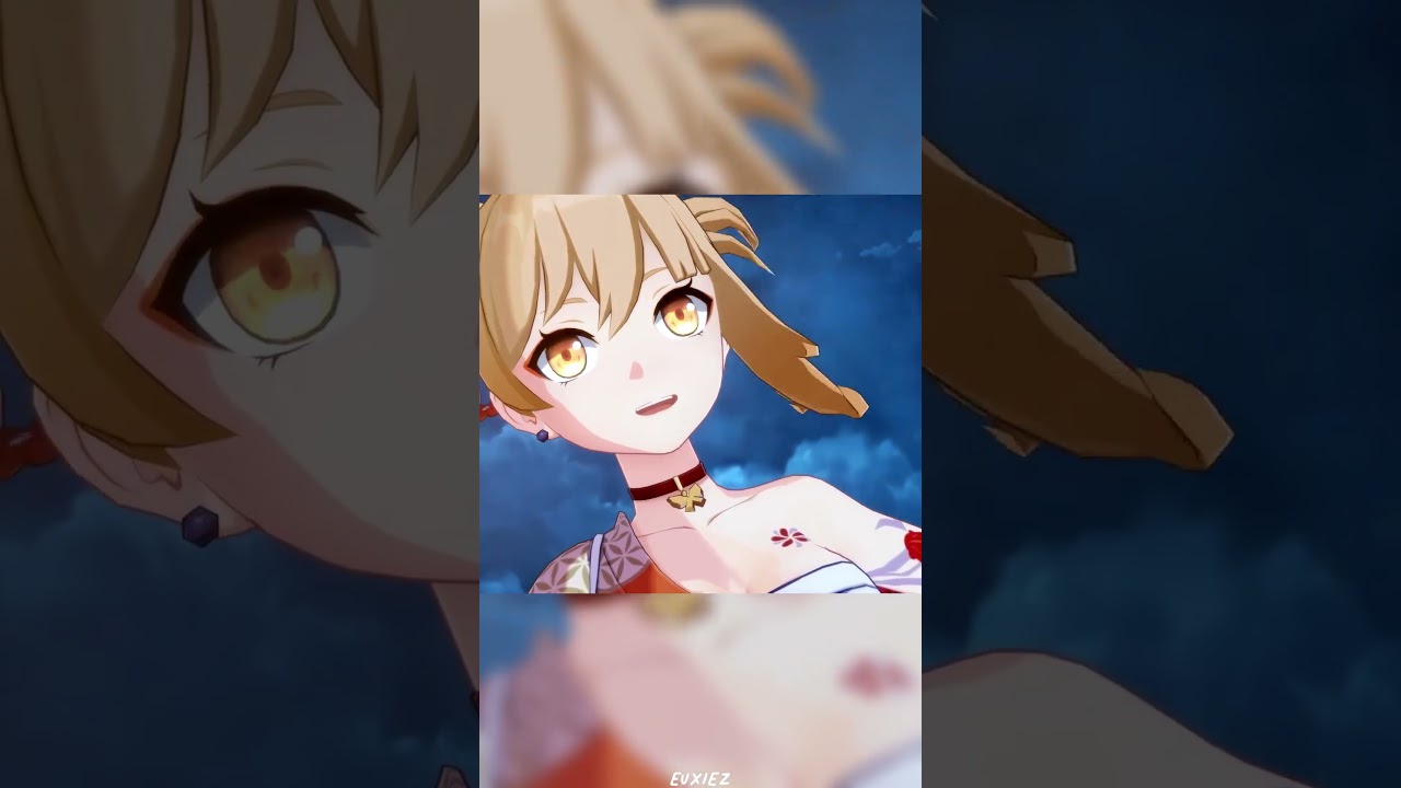 Yoimiya and Aether Moment | Genshin Impact #shorts #genshinimpact #gaming #edit