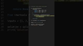 Solve Logic Puzzles with Python #shorts