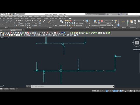 الحلقة الثامنة من سلسلة  رسم مواسر الصحى  