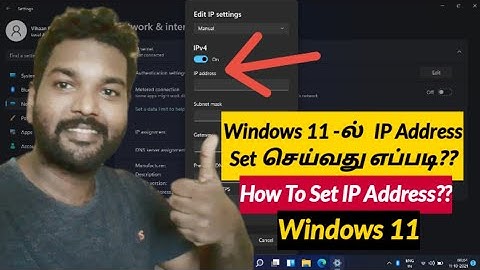 How to Set Ip Address On Windows 11 | Tamil | RAM Solution