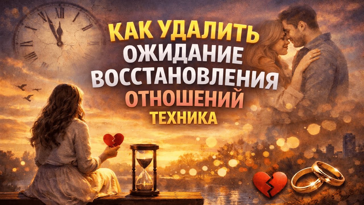Как удалить ожидание восстановления отношений после расставания.