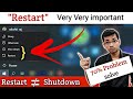 FIX - Laptop Speed & Problems | Restart Vs Shutdown | HINDI