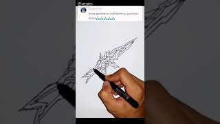 menggambar senjata xm8 2juta destiny guardian free fire