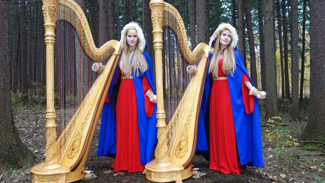 NORSK JUL (Original Song) – Camille and Kennerly, Harp Twins