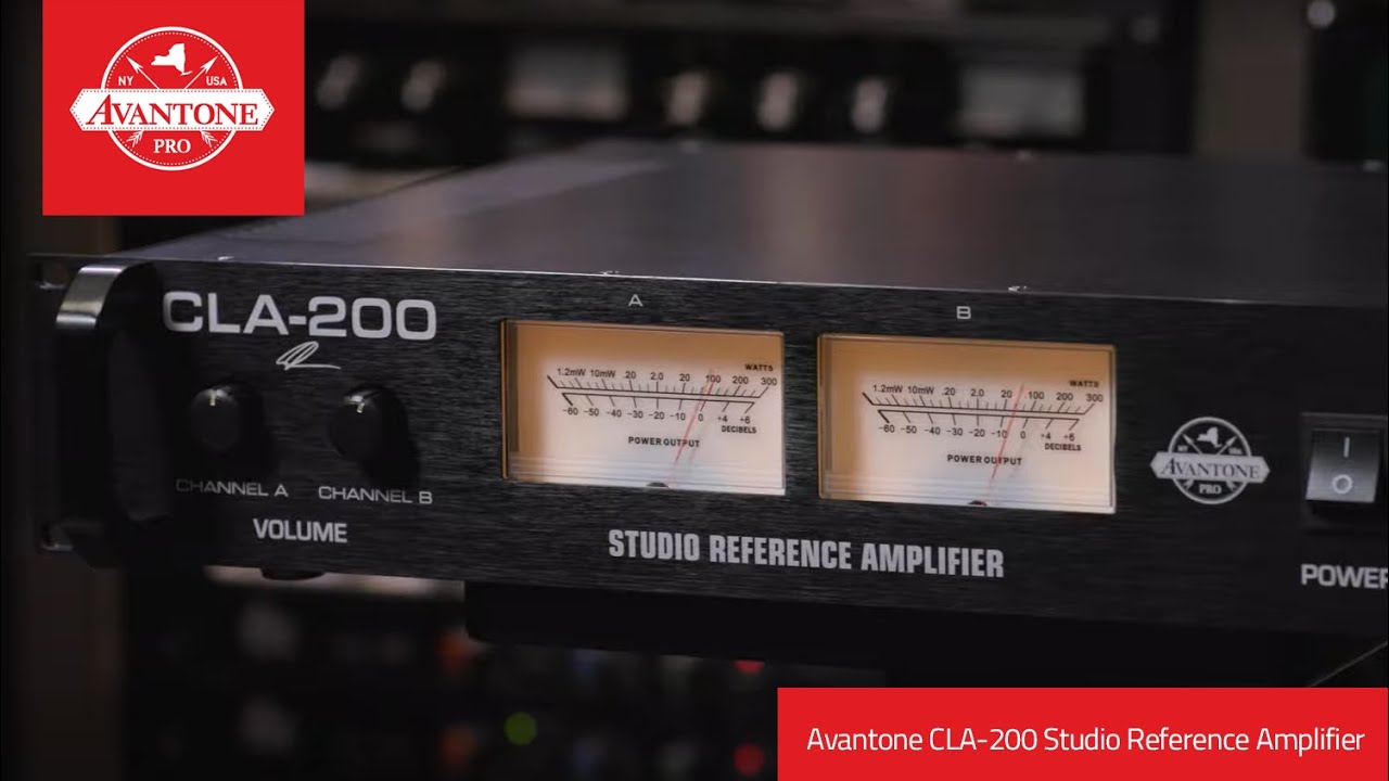 Avantone Pro // CLA-200 200W Class A/B Power Amp for CLA-10 Monitors
