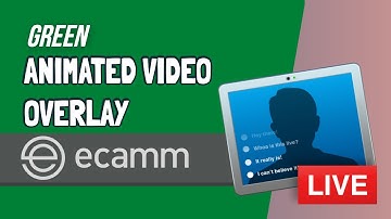 ECAMM Animated Video Overlay for Countdown Timer - Color: Green