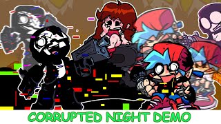 Friday Night Funkin Corrupted Night Full Week Demo - Fnf Mod - Vs Pibby Corrupted Tankman