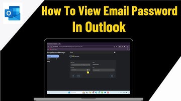 Hoe u uw e-mailwachtwoord in Outlook kunt bekijken