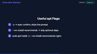 How to Install Packages with apt | Linux Interview