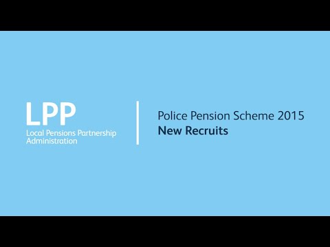 Police Pension Scheme 2015  - new recruits