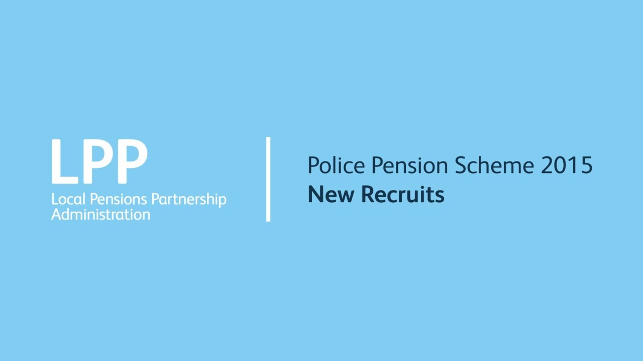 Police Pension Scheme 2015 new recruits YouTube