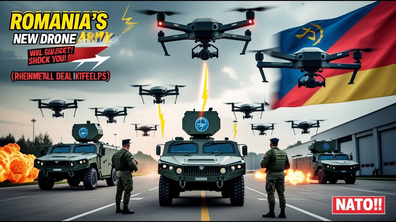 Romania increases drone production, prepares Rheinmetall vehicle contract