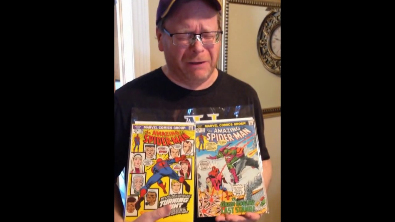 COMIC MAN PRODUCTIONS: SAD MARVEL FAN GUS SELLS SPIDER-MAN 121 & 122 ON EBAY DEATH OF GWEN STACY