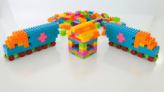 Satisfying DIY Lego Ambulance, House | Building Blocks Diy Truck | Satisfying Lego Truc